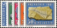 Schweiz 1962 Mi.-Nr. 751-755 - postfrisch
