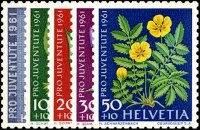 Schweiz 1961 Mi.-Nr. 742-746 - postfrisch