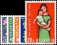 Schweiz 1962 Mi.-Nr. 758-762 - postfrisch