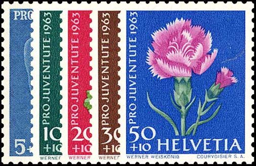 Schweiz 1963 Mi.-Nr. 786-790 - postfrisch