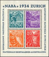Schweiz 1934 Block 1 - postfrisch