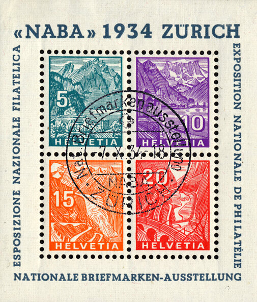 Schweiz 1934 Block 1 - gestempelt