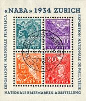 Schweiz 1934 Block 1 - gestempelt