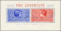 Schweiz 1937 Block 3 - postfrisch