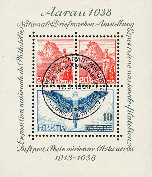 Schweiz 1938 Block 4 - gestempelt