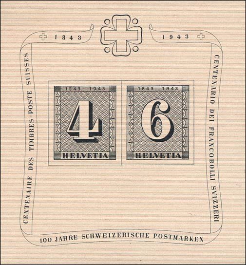 Schweiz 1943 Block 8 - postfrisch
