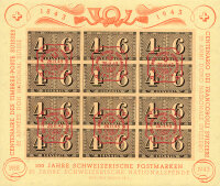 Schweiz 1943 Block 9 - gestempelt