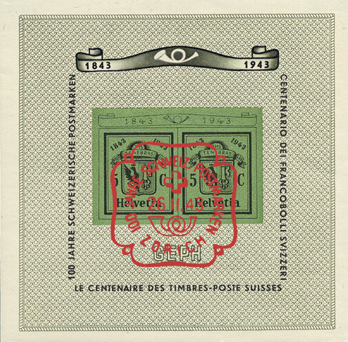 Schweiz 1943 Block 10 - gestempelt