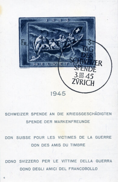 Schweiz 1945 Block 11 - gestempelt