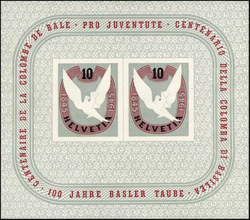 Schweiz 1945 Block 12 - postfrisch