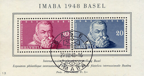 Schweiz 1948 Block 13 - gestempelt