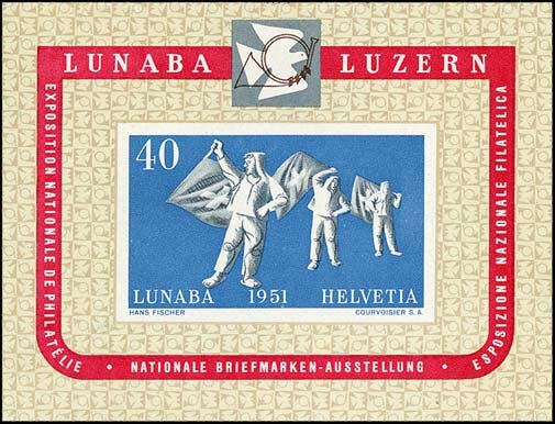 Schweiz 1951 Block 14 - postfrisch