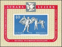 Schweiz 1951 Block 14 - postfrisch