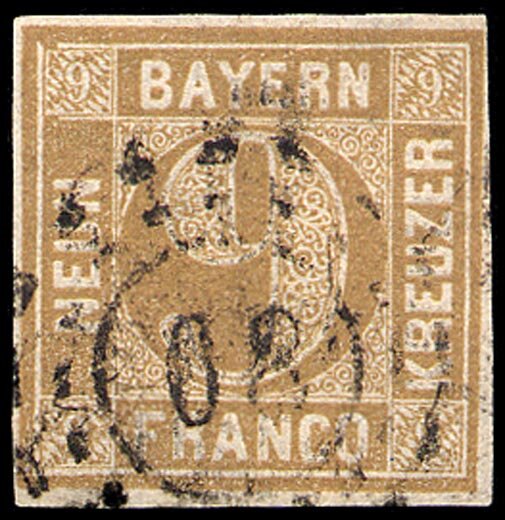 Bayern 1862 Mi.-Nr.11 - gestempelt