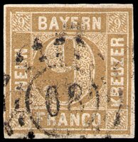 Bayern 1862 Mi.-Nr.11 - gestempelt