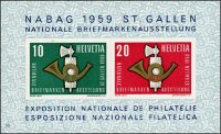 Schweiz 1959 Block 16 - postfrisch