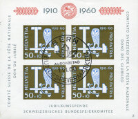 Schweiz 1960 Block 17 - gestempelt