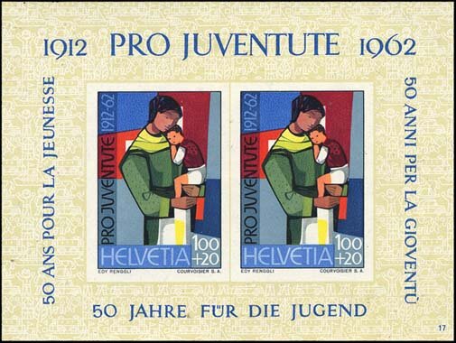 Schweiz 1962 Block 18 - postfrisch