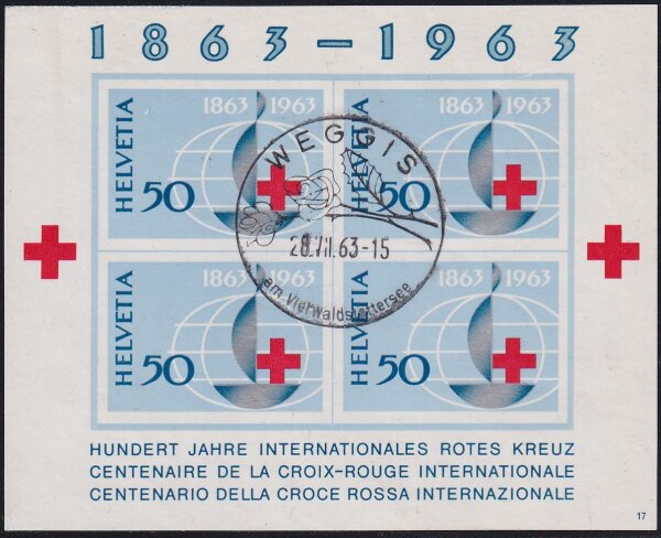 Schweiz 1963 Block 19 - gestempelt