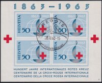 Schweiz 1963 Block 19 - gestempelt