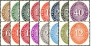 DR Dienst 1927-1932 Mi.-Nr. 114-129 - postfrisch