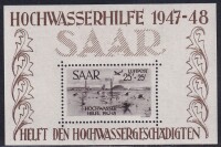 Saarland 1948 Block 1-2  - postfrisch Fotoattest BPP