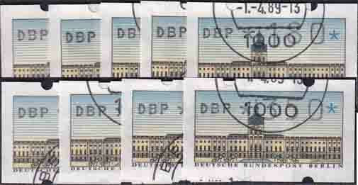 Berlin 1989 Mi.-Nr. VS 3 - gestempelt