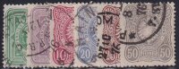 Deutsches Reich 1875-1879 Mi.-Nr. 31-36 - gestempelt