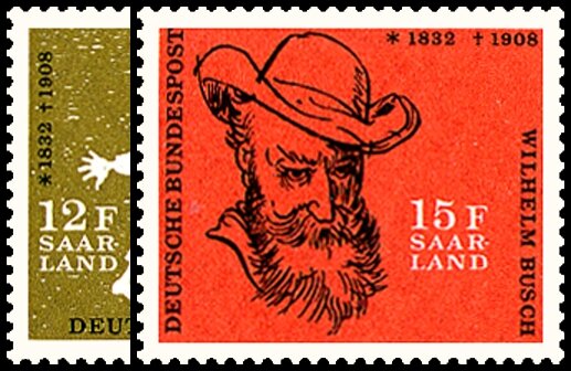 Saarland 1958 Mi.-Nr. 429-430 - postfrisch