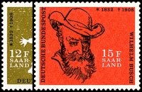 Saarland 1958 Mi.-Nr. 429-430 - postfrisch