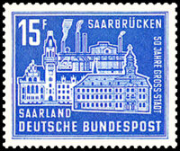 Saarland 1959 Mi.-Nr. 446 - postfrisch
