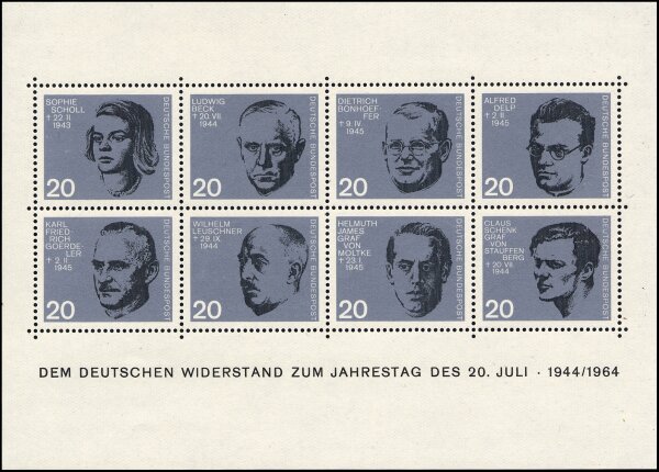 BRD 1964 Block 3 - postfrisch
