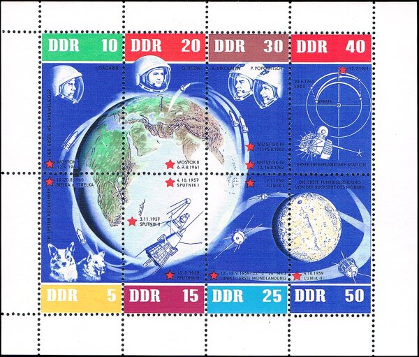 DDR 1962 Mi.-Nr. 926-933 KB - postfrisch