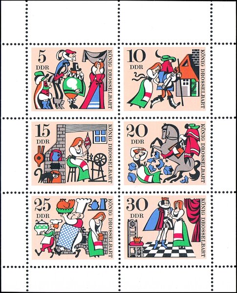 DDR 1967 Mi.-Nr. 1323-1328 KB - postfrisch