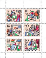 DDR 1967 Mi.-Nr. 1323-1328 KB - postfrisch