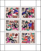 DDR 1968 Mi.-Nr. 1426-1431 KB - postfrisch