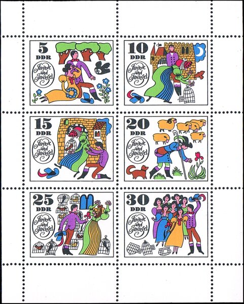 DDR 1969 Mi.-Nr. 1450-1455 KB - postfrisch