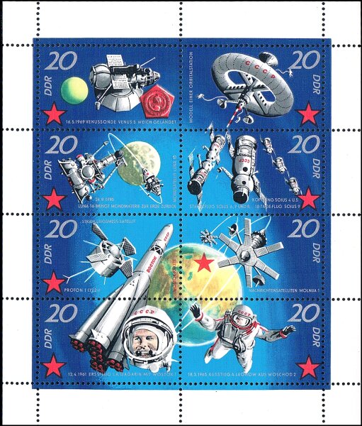 DDR 1971 Mi.-Nr. 1636-1643 KB - postfrisch