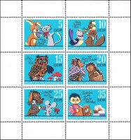 DDR 1972 Mi.-Nr. 1807-1812 KB - postfrisch