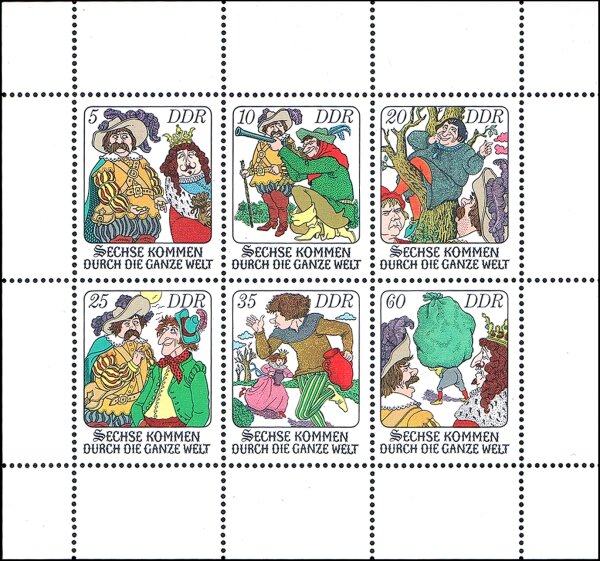 DDR 1977 Mi.-Nr. 2281-2286 KB - postfrisch