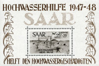 Saarland 1948 Block 2 - postfrisch