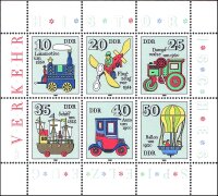 DDR 1980 Mi.-Nr. 2566-2571 KB - postfrisch