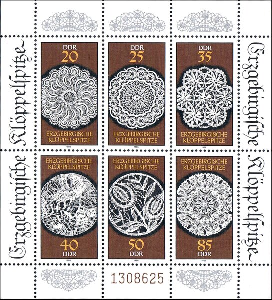 DDR 1988 Mi.-Nr. 3215-3220 KB - postfrisch