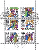 DDR 1969 Mi.-Nr. 1450-1455 KB - gestempelt