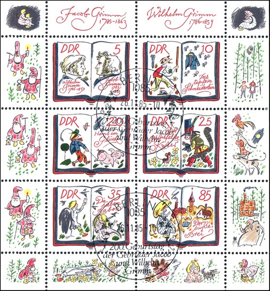 DDR 1985 Mi.-Nr. 2987-2992 KB - gestempelt