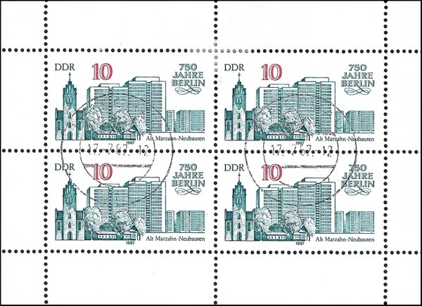 DDR 1987 Mi.-Nr. 3075 KB - gestempelt