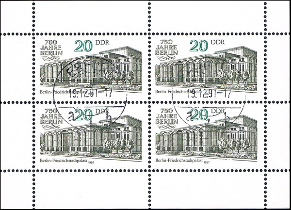 DDR 1987 Mi.-Nr. 3078 KB - gestempelt