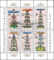 DDR 1987 Mi.-Nr. 3134-3139 KB - gestempelt