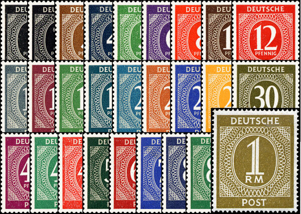 Gem. Ausgaben 1946 Mi.-Nr. 911-937 - postfrisch