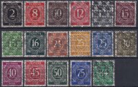 Bizone 1948 Nr. 52-68 I/II + I/IX I/II DD  - postfrisch...